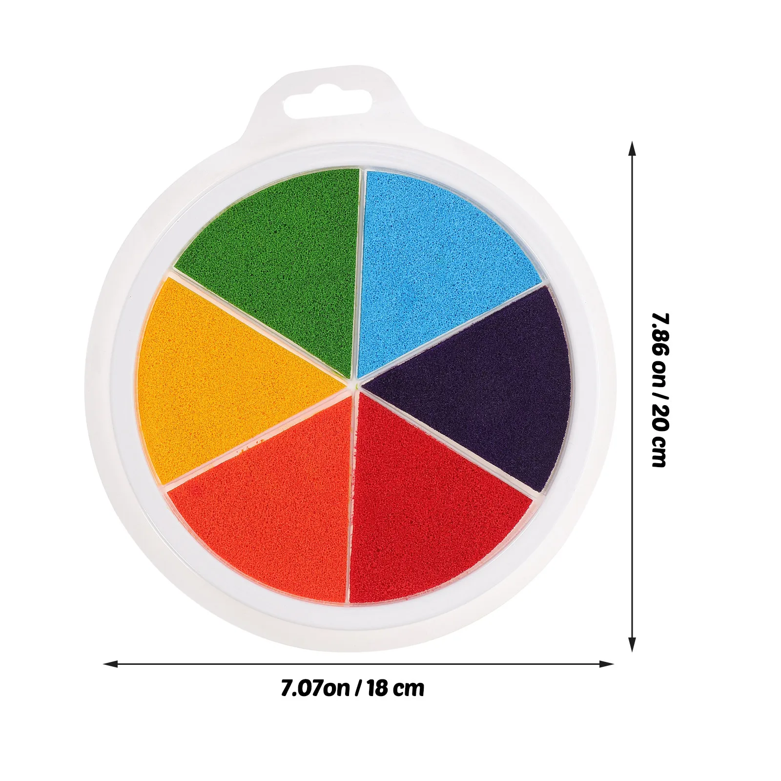 Creatieve kinderinktstempel voor vingerafdrukken, handkunst, afwasbaar, niet-toxisch, stempels, doe-het-zelf tekenen, rond kinderspeelgoed, leuk cadeau