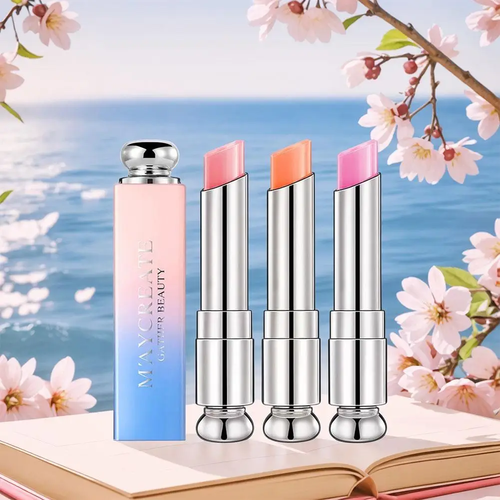 Lápiz Labial con Degradado de Color, Hidratante Profundo, Nutritivo, Cambia de Color, No Grasoso, Cuidado Diario, Brillo Labial Hidratante