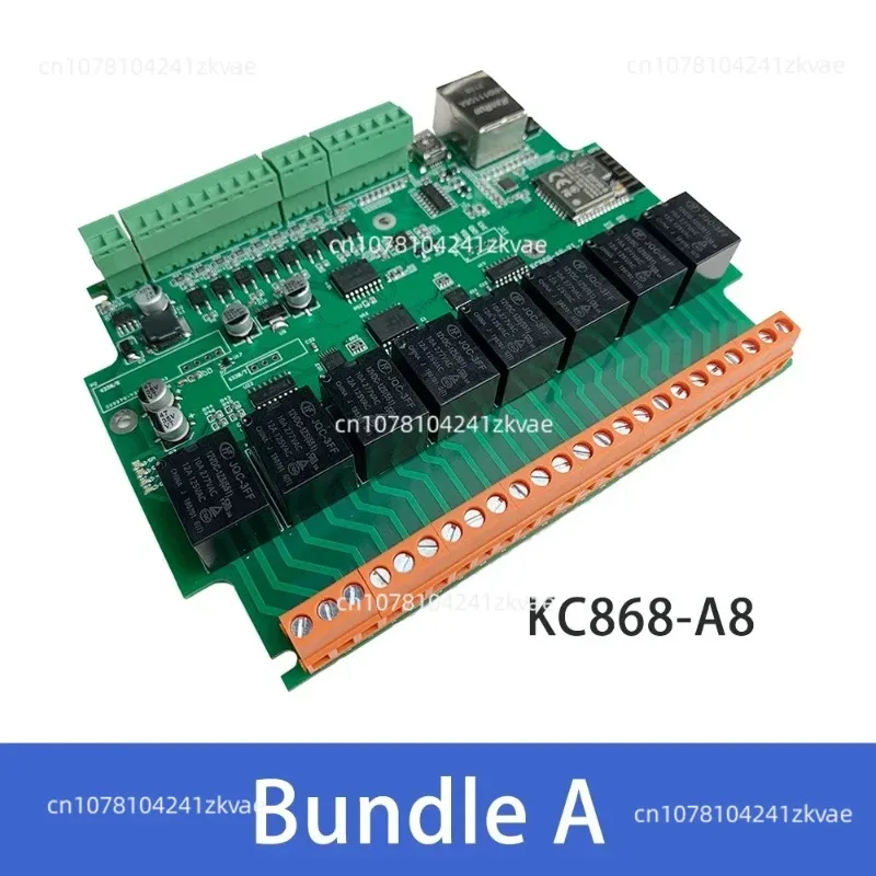 

KC868-A8 ESP32 Wifi/Ethernet RS232 USB Relay Module ADC DAC R F 433M Temperature IDE For Smart Home MQTT