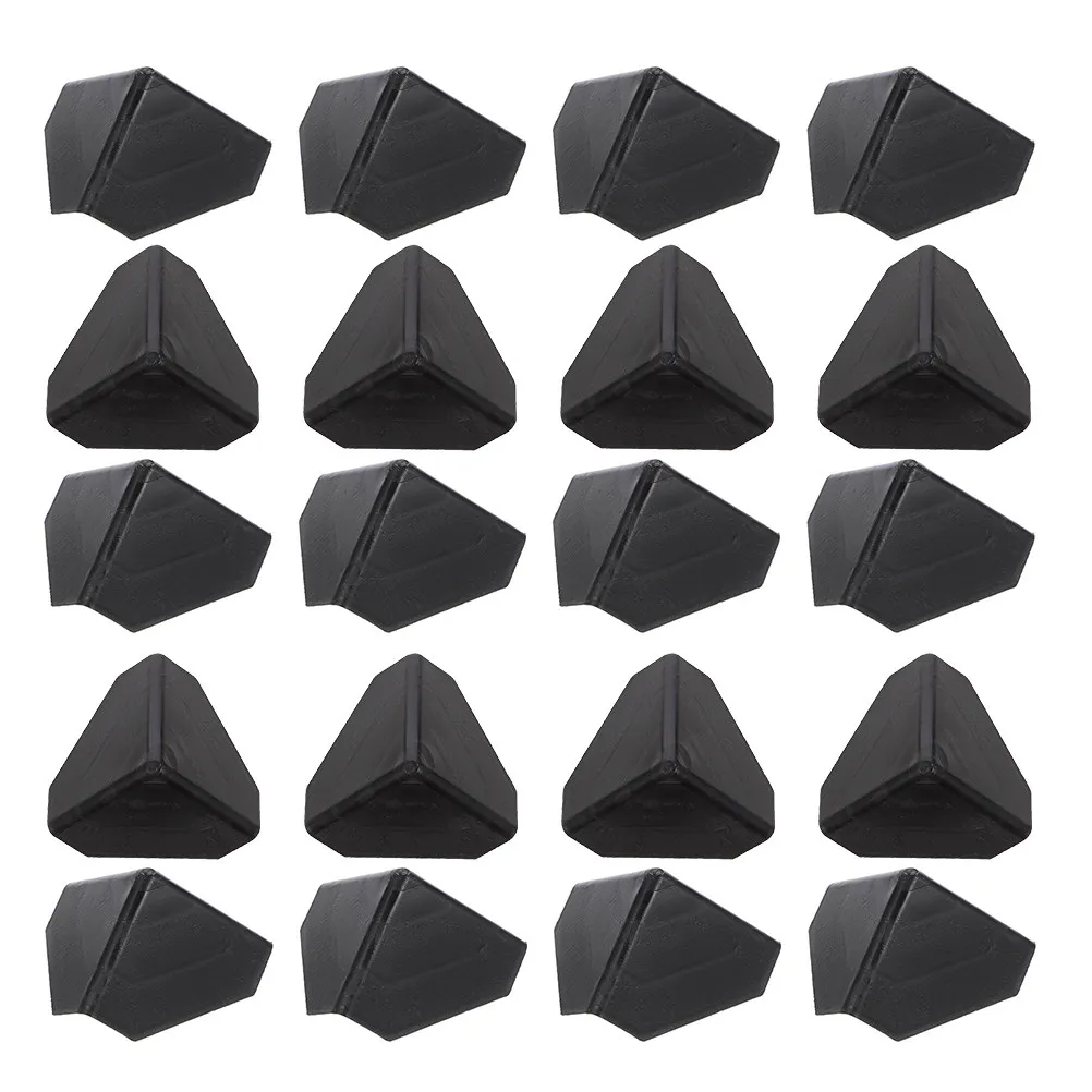 

100 шт. пластиковых угловых защитных накладок треугольной формы для защиты краев картонных коробок, мебели, фоторамок, холодильников