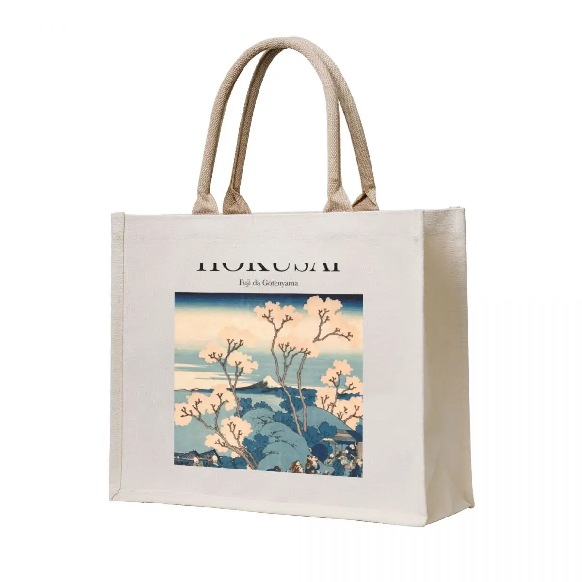 

Hokusai - Fuji da Gotenyama Tote Bag supermarket folding bag Women's bag custom canvas