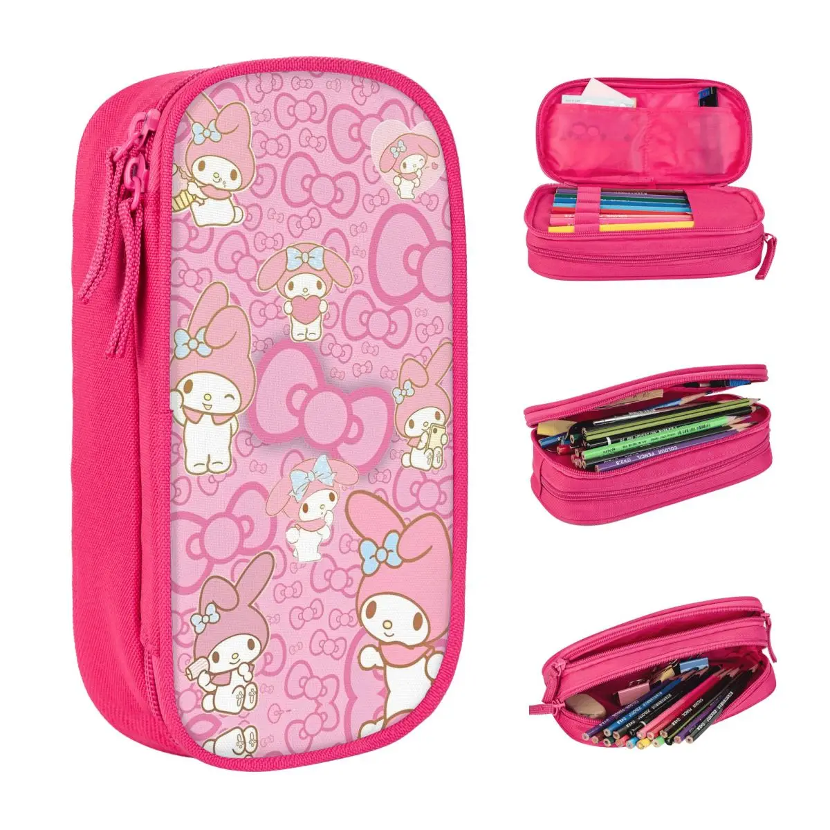 

My Melody Anime Pencil Case Kids Kawaii Pencil Pouch Design Back To School Pencil Cases Stationery Organizer Birthday Present