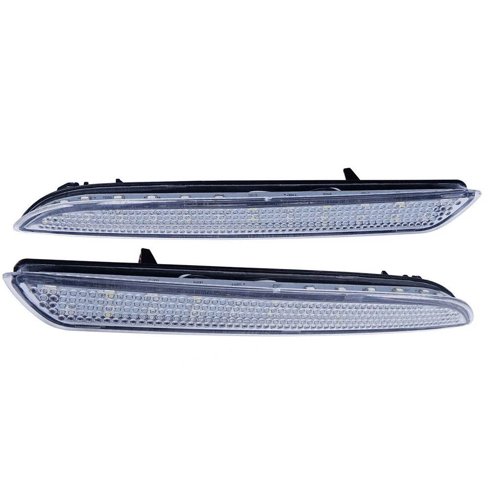 2 × عدسة حمراء LED الوفير عاكس الذيل ضوء الفرامل لهوندا CR-Z CR-V انسايت #3