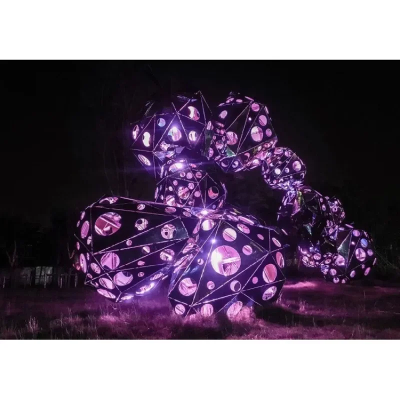 Sculpture d'éclairage Artisanat en cuivre