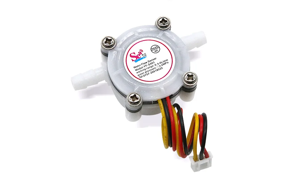 Water Coffee Flow Sensor Switch Meter Flowmeter Counter 0.3-6L/min