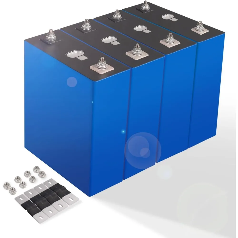 

4 шт. LiFePo4 аккумулятор 3,2 В 280 Ач класс A перезаряжаемый сменный литий-железо-фосфатный глубокий цикл 10000