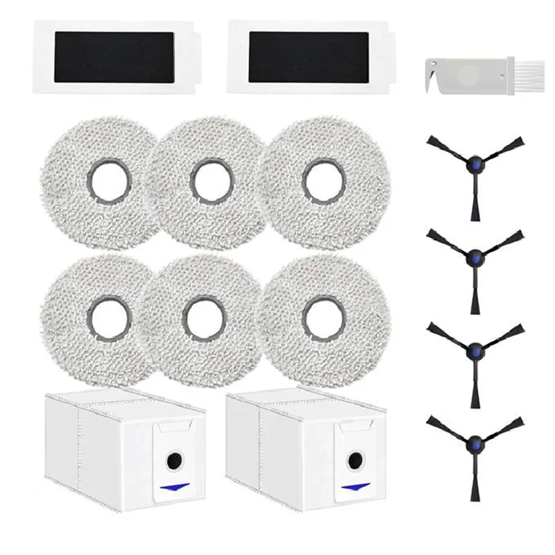 For ECOVACS DEEBOT T30 Pro Omni For Ecovacs Robot Vacuum Cleaner Robot Vacuum Cleaner Accessory Set-B91B
