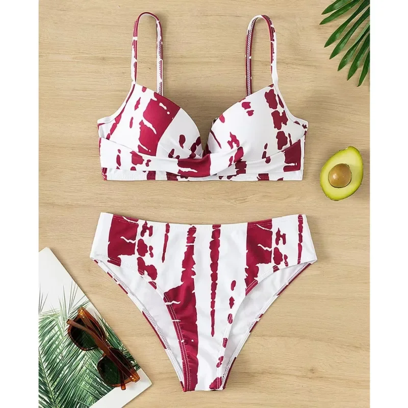 2024 Print Sexy Bikinis Swimsuits Women's Swimwear Push Up Female Beach Swim Wear Bathing Suits Brazilian Bikini Set Pool Bather