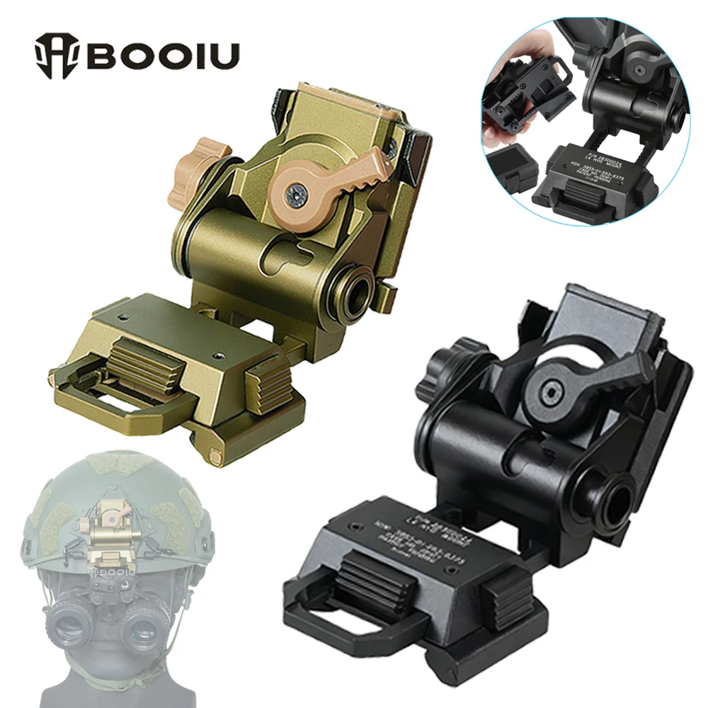 

BOOIU L4G24 NVG тактическое быстрое крепление для шлема металлический/нейлоновый держатель кронштейн для PVS15/18 очки ночного видения стент аксессуары для шлема