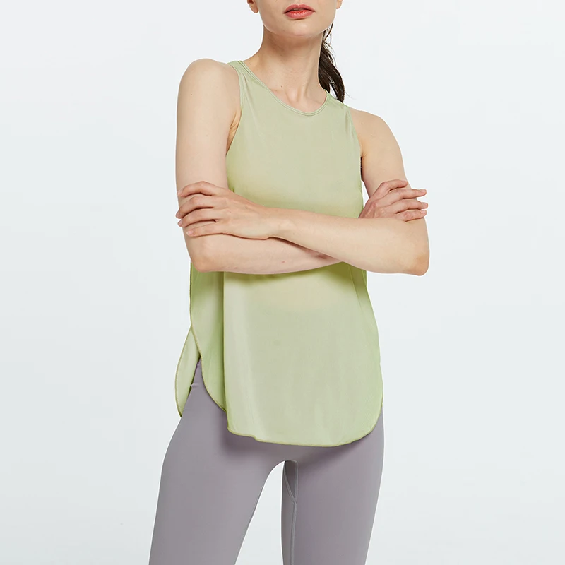 Chaleco de Yoga sin mangas para mujer, Camiseta deportiva atlética para Fitness, camisetas sin mangas para gimnasio, correr, entrenamiento, #2024, 0628