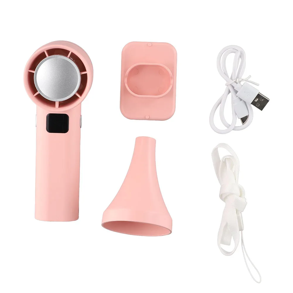 

Hot Summer Days USB Fan Advanced Safety Protection Powerful Cooling 3000mAh Battery Battery Powered Digital Display