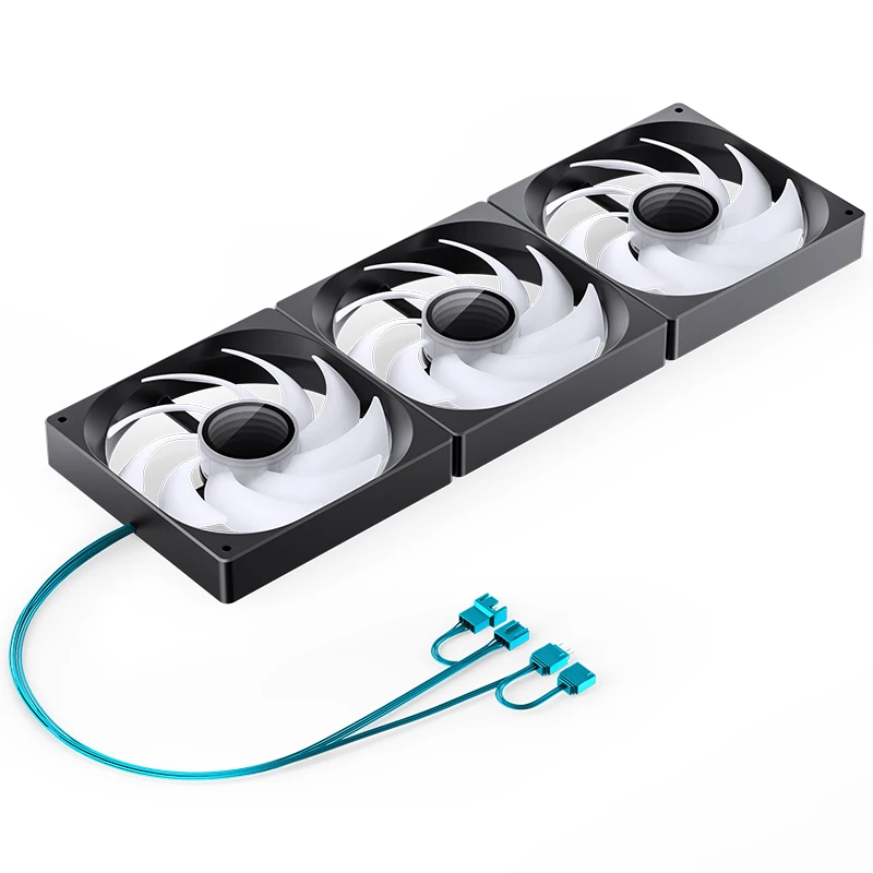 Jonsbo ZW-140 argb caso ventilador 14cm emenda sem fio ventilador combinado pwm 3 em 1 ventilador de refrigeração para frente/reversa