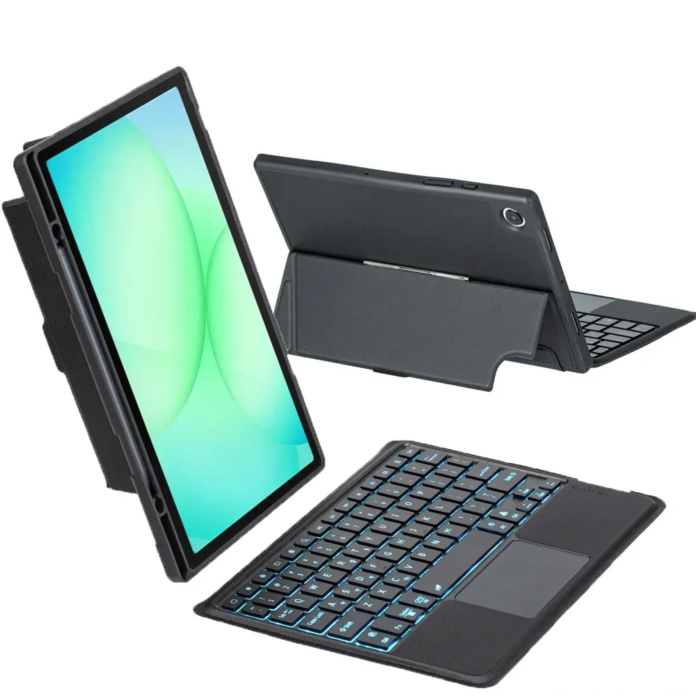 Keyboard Backlight Magic Case For Samsung Galaxy Tab A11 Plus 2025 SM-X230 11 Inch Tablet Smart Keyboard Cover TouchPad Teclado