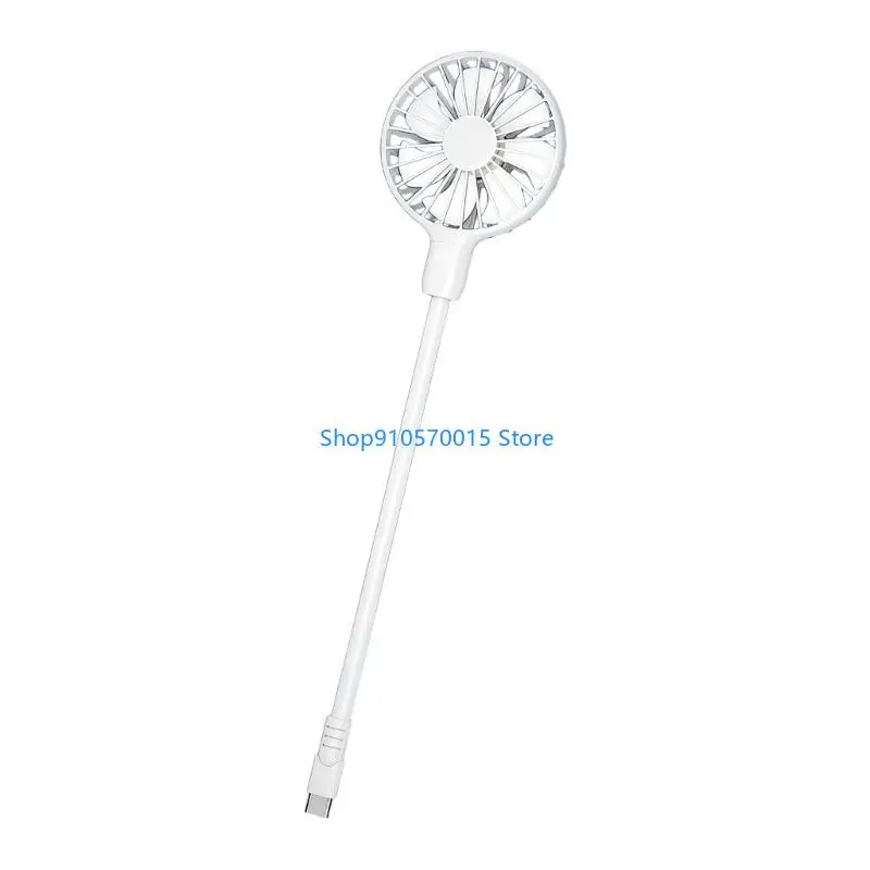 B95C Type C Portable Fan Office Desktop Small Fan Dormitory Low Noise Fan Power Adapter Laptop Fan Adjustable Angled Fan