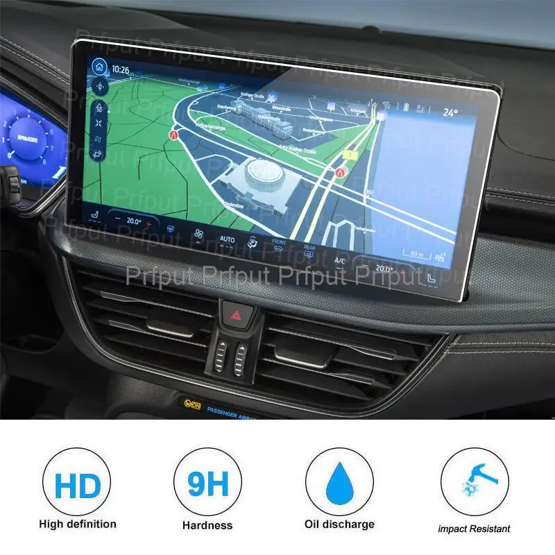 Tempered glass screen protector film For For Ford Focus 2023 13.2 inch Car infotainment radio GPS Navigation