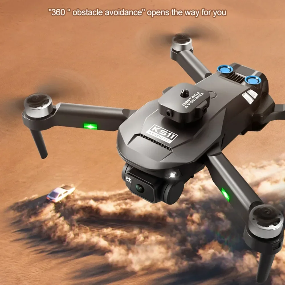 The whole machine 4K dual camera obstacle avoidance brushless optical flow positioning aerial drone with storage bag