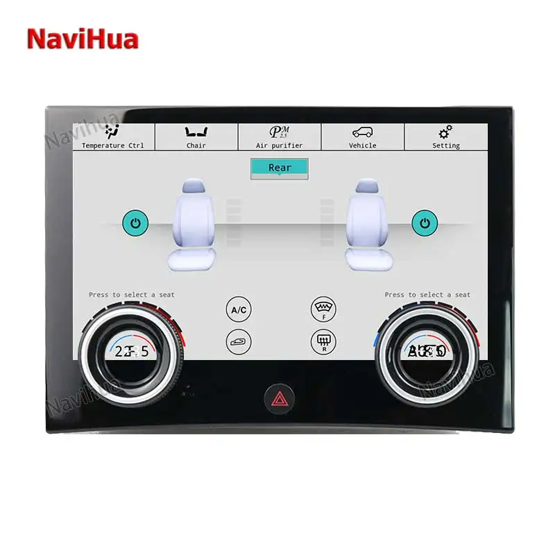 NaviHua Air Conditioning Display For Land Rover Range Rover Vogue L405 Climate Touch Screen AC Panel Control Built-in CarPlay