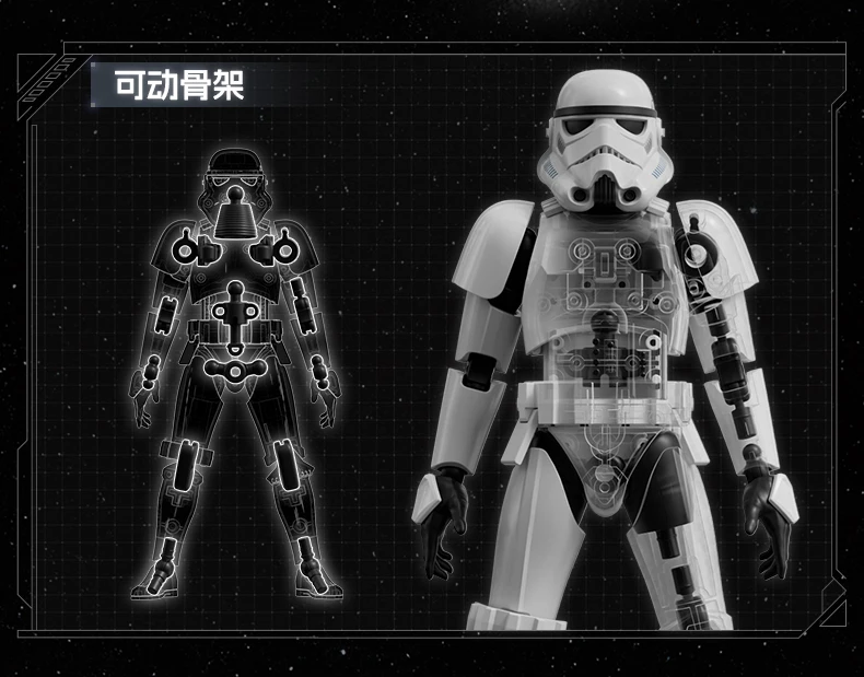Blokees Star Wars Actionfigur, Darth Vader, Dark Trooper, Anime-Actionfigur, Sammlerstück, Spielzeugmodell, ideal als Geschenk. – Detail 38