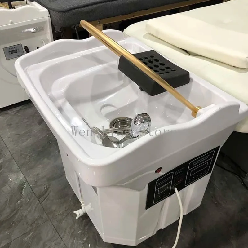 سرير محمول للعلاج المائي أو أثاث غرفة المعيشة كرسي شامبو طاولة طعام سرير تدليك متنقل سيلا إصلاح القدم دي بورو #3