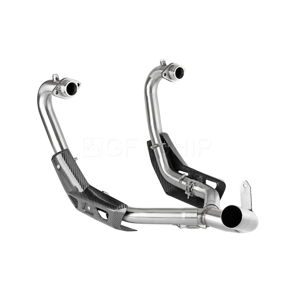 For MOTO GUZZI V85TT 2021 2022 2023 V 85TT V85 V 85 TT Euro5 Escape Slip-on Motorcycle Exhaust Muffler Head Link Pipe Slip-on