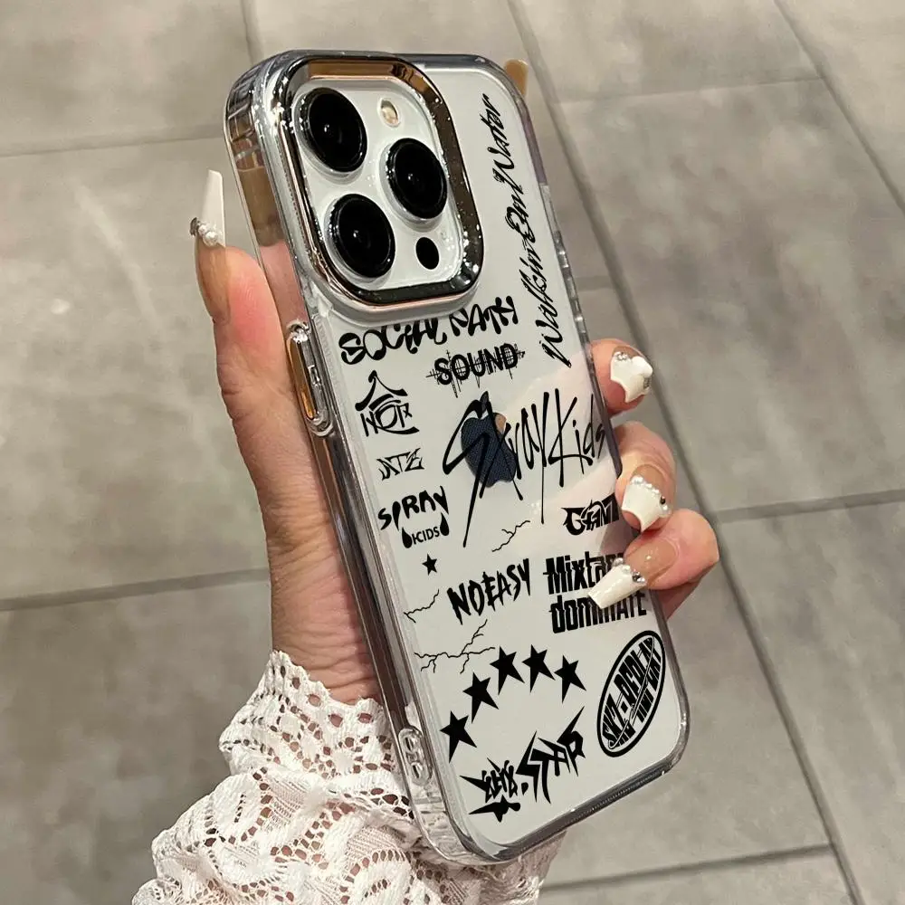 Immagine 3: Cover Morbida Trasparente Kpop S-Stray K-Kids per iPhone 17 16e 16 15 14 13 12 11 mini Pro Max X XR XSMAX 8 7 Air Plus
