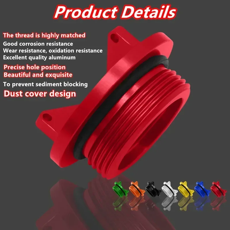 Engine Oil Filter Cap Drain Plug Bolt Screw Cover Motorcycle Accessories Oil Filler Cap For SV650 SV650S SV650A SV650X SV 650