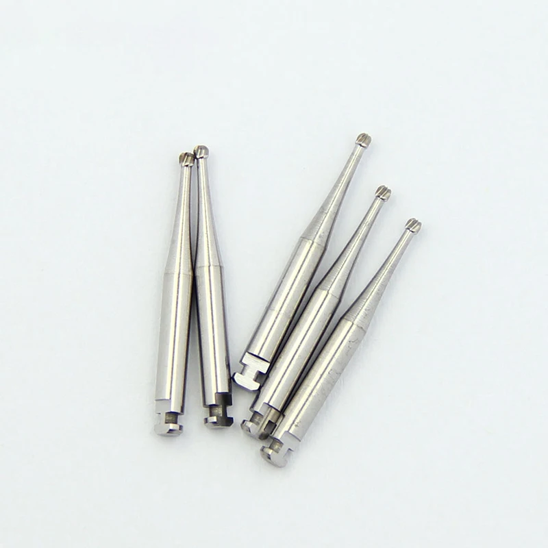 5pcs/Box Dental Tungsten Carbide Burs RA 3 Dentistry Grinding Drills Low Speed for RA CA Shank for Bending Handle Dentists Tools