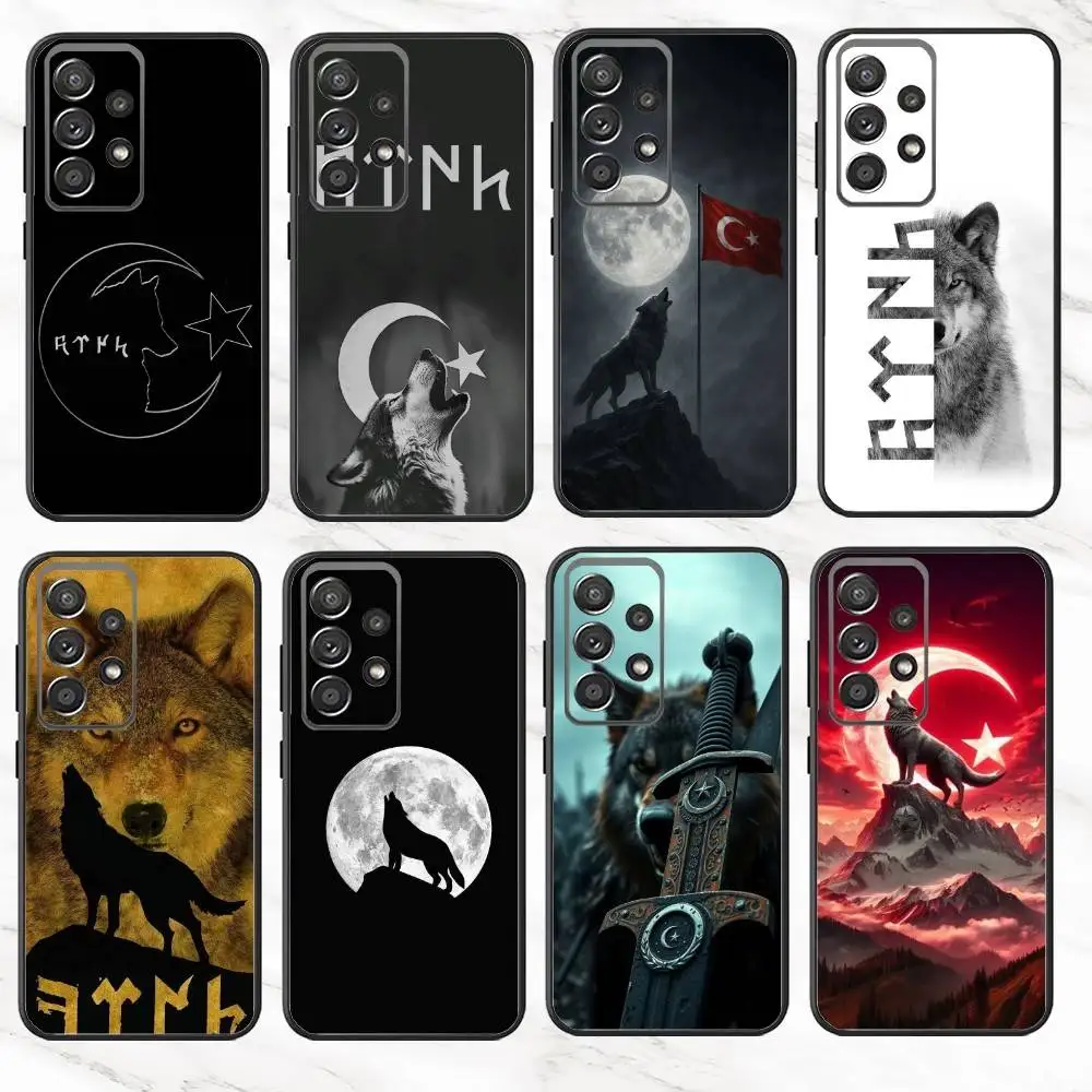 

B-Bozkurt Phone Case For Samsung S25,S24,S21,S22,S23,S30,Ultra,S20,Plus,Fe,Note,10,9,5G Black Cover