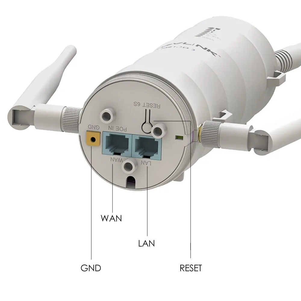 

AC1200 Dual-Band High Power Outdoor WiFi Range Extender Waterproof 2.4G/5G Dual Frequency Wireless AP LAN/WAN Port Outdoor