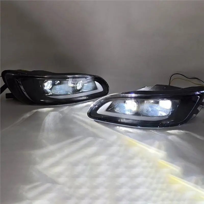 【Top Sale !!】LED Fog Lamps Assembly Daytime Running Lights For Lexus RX300 RX330 RX350 2003-2009