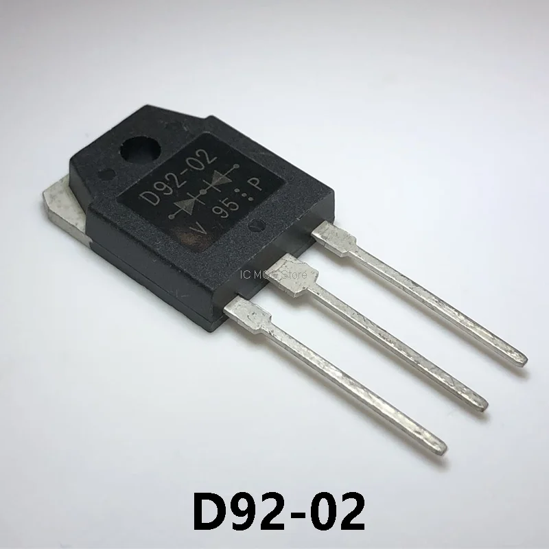 Free shipping 10PCS/Lot Real Original New D92-02 TO3P Fast Recovery Rectifier Diode 20A 200V D92-02N ESAD92-02