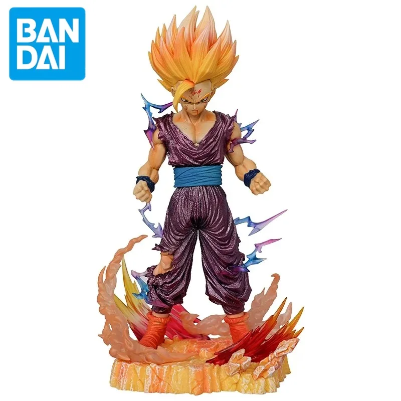

26cm Bandai Dragon BallSaiyan, standing posture, battle damage, Super Second Sun Gofan Figurine Pvc Model Statue Doll Collection