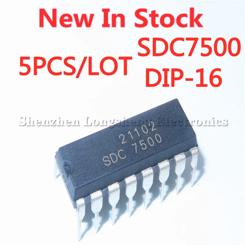 5 PÇS/LOTE SDC7500 DIP-chip Controlador 16 Em Estoque