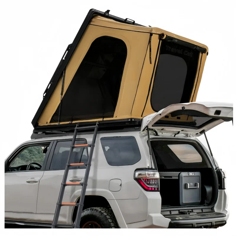 

Self-driving Tours 4Wd Roof Top Tent Travelling Waterproof Camping Hard Shell Aluminium Roof Top Tent With Solar Panel,Custom