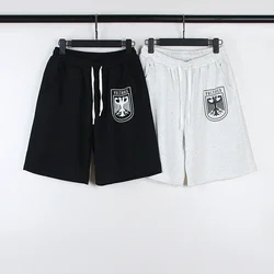 Yao-Short cargo décontracté en coton pour homme, Streetwear KANYE West, Vcorde TURES, Hip Hop, Pantalon à cinq points, Pantalon de survêtement, Mode