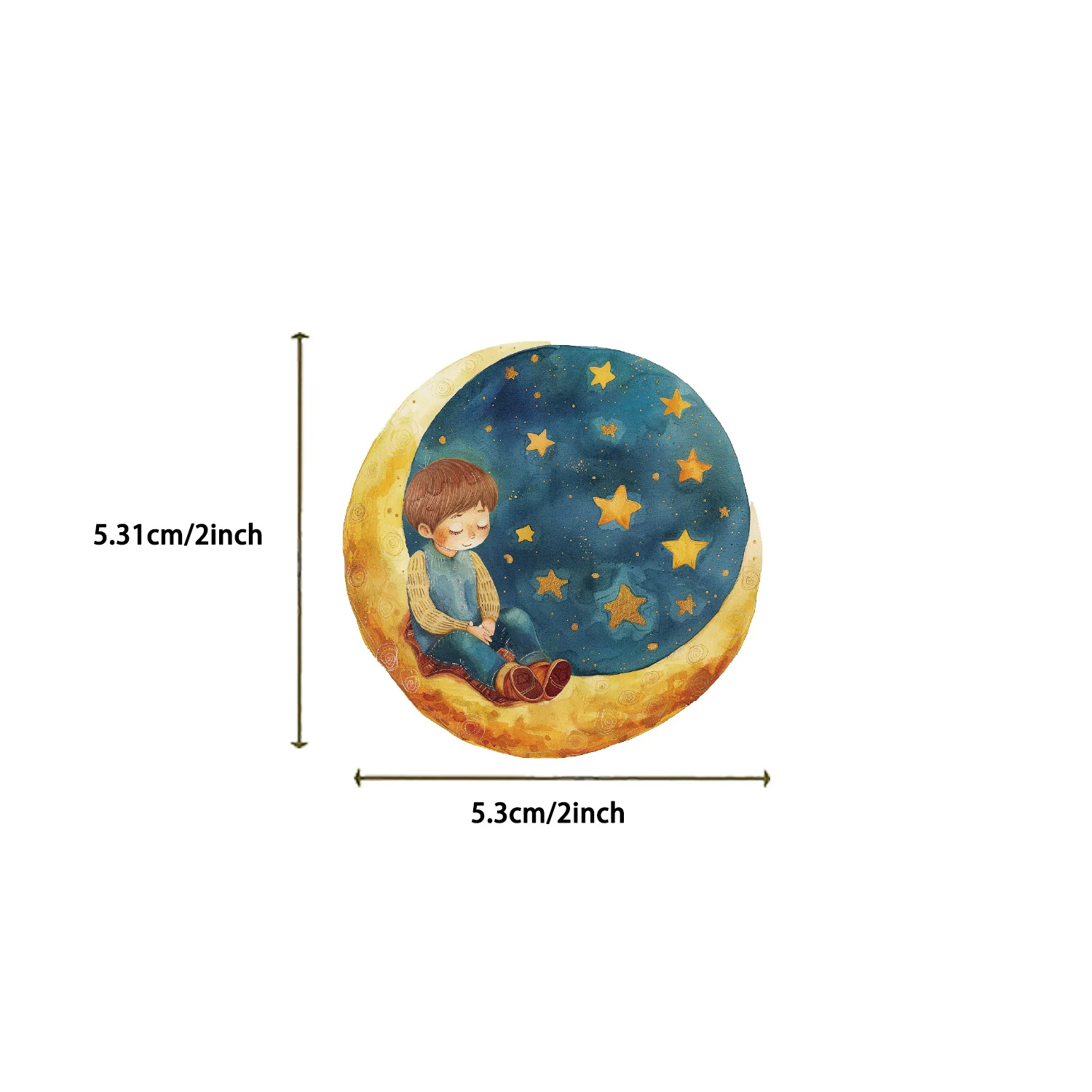 50 個おとぎ話水彩落書きステッカーセットかわいい美的デカール防水ボトル電話ノート自転車日記