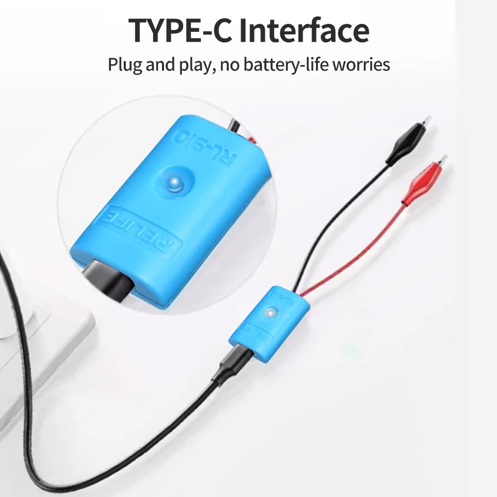 RELIFE RL-910 バッテリークイック分解接着ライン TYPE-C インターフェイス IPhone 16/16e 修理バッテリー接着剤分離ラインツール