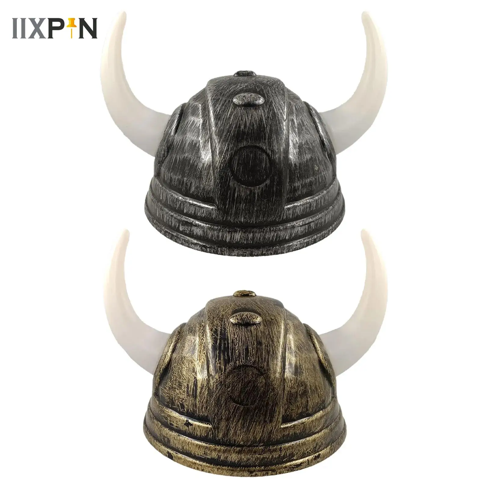 1 قطعة قبعة بوفالو القرن فايكنغ ازياء خوذة الكلاسيكية القرن تصميم فستان الهالوين الحفلات وكابينة تصوير قبعة عيد ميلاد فريدة من نوعها #1