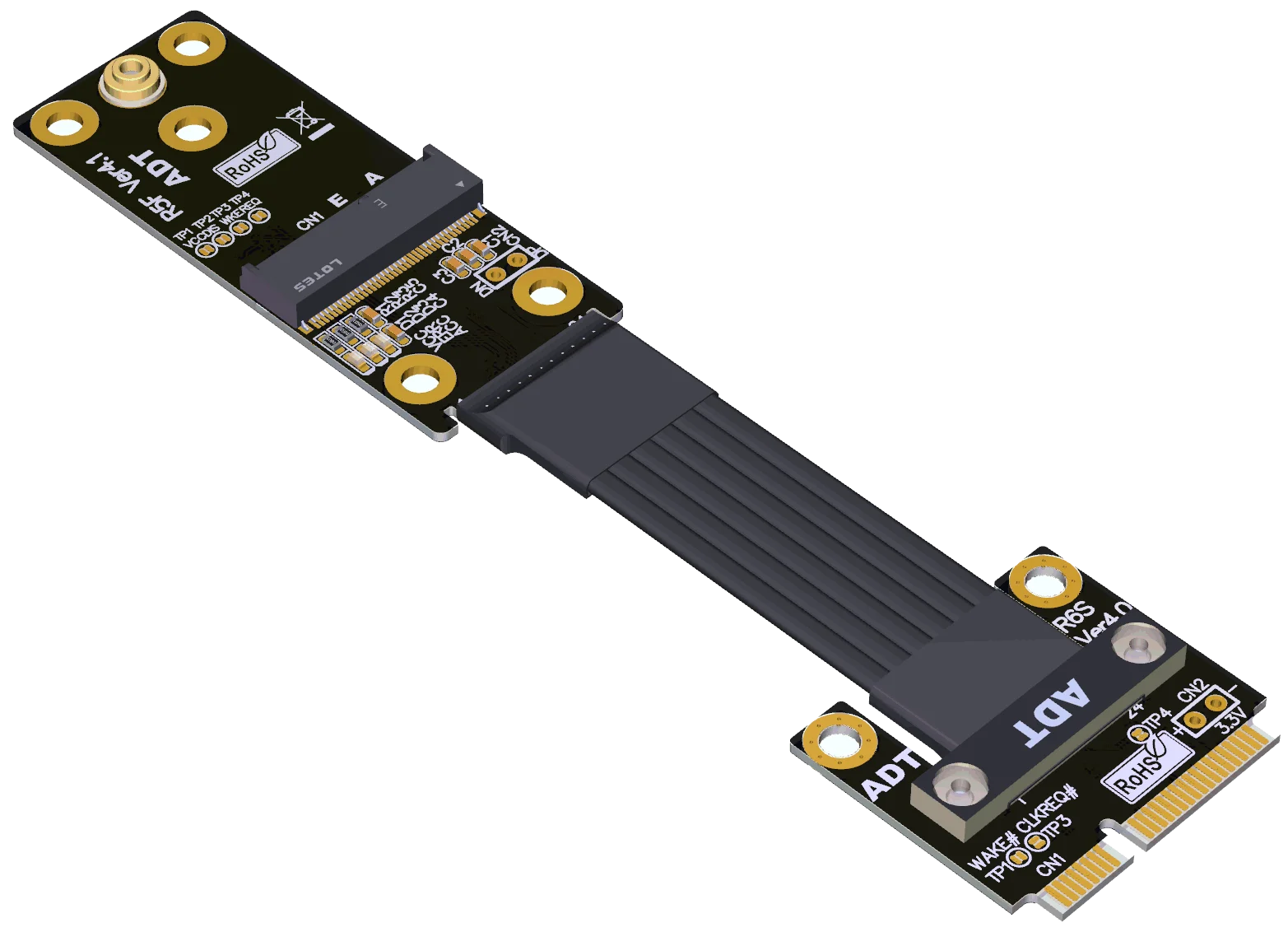 Adaptateur Alfred sans fil Mini-pcie, clé M.2, câble d'extension A.E, Pcie4.0 3.0 ADT