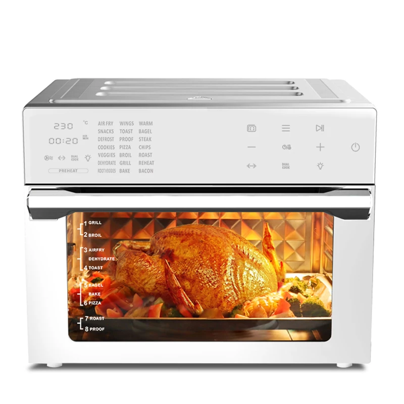 30L Electric Smart Large Capacity Countertop Convection Oven Digital Stainless Steel Air Fryer Toaster Oven Combo