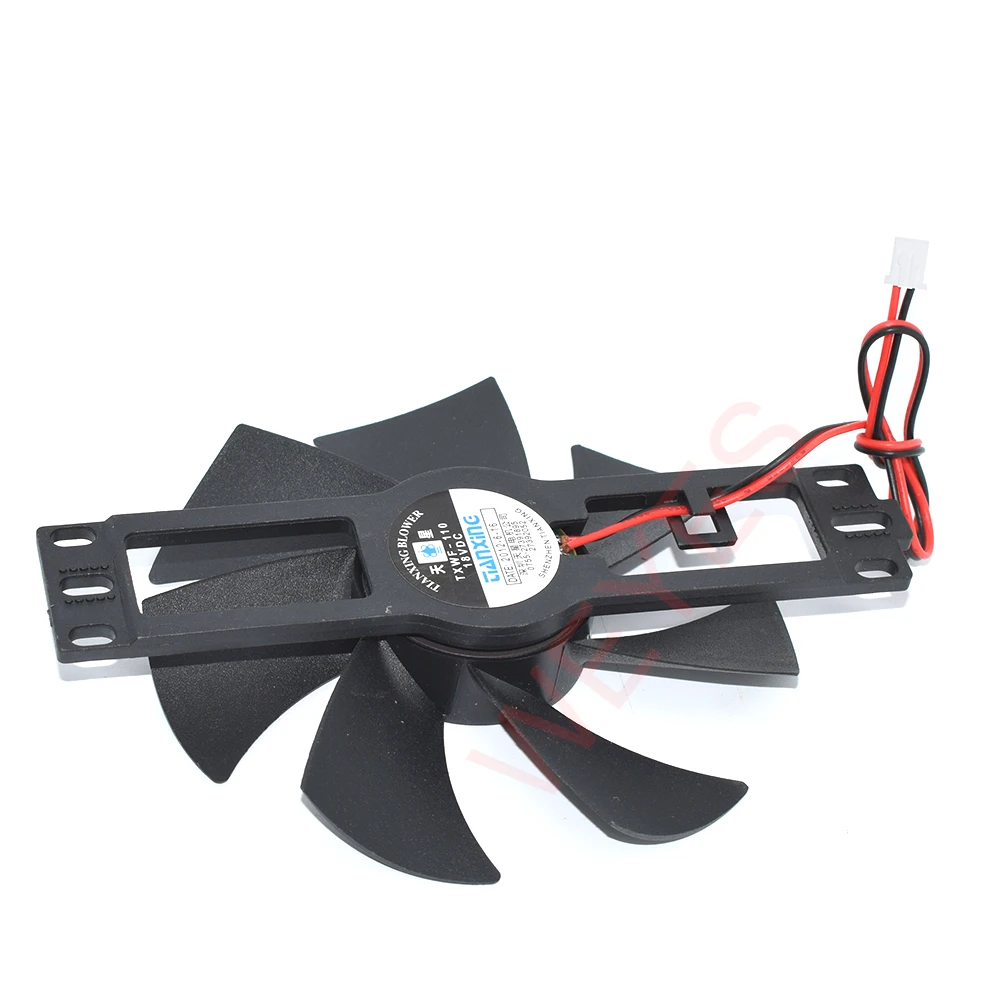 1PCS New Cooling TXWF-110  For Midea Induction Cooker Accessories DC BRUSHLESS Motor Fan 18V 0.16A 2-PIN Exhaust Cooler Fan