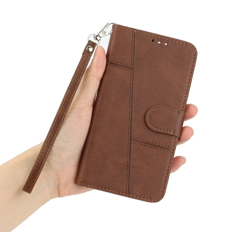 Anti Drop Leather Cover For iPhone 15 Pro Max 14 Plus 13 Pro 13 Mini 12 Pro 11 XS XR 8 7 6 6s Plus Wallet Flip Cowhide Pattern