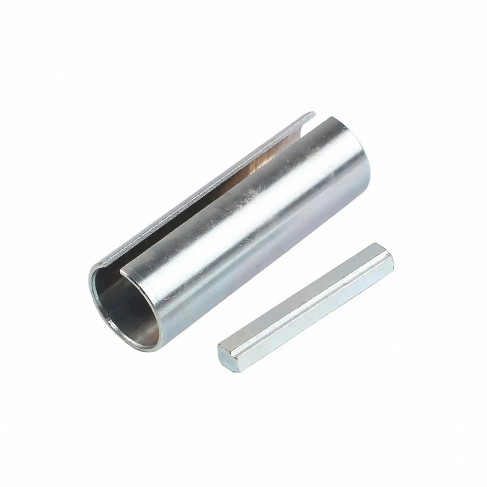 Adaptateur d'arbre de moteur à essence avec rainure de clavette, manchon en acier inoxydable résistant à la rouille, usiné CNC pour les changements de poulie, moteur