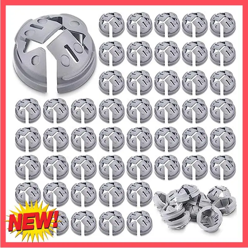 

B17C 3/8-1/2In NM Cable Connector Push-Button Bulk Connectors Electrical Conduit Fitting Fits 1/2In Knockout Hole,120PCS Grey