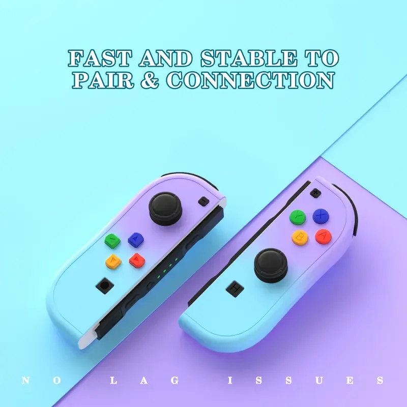 وحدة تحكم Joycon اللاسلكية للتحكم في التبديل مع عصا التحكم ذات الاهتزاز المزدوج ولوحة ألعاب لوحدات تحكم ألعاب الفيديو