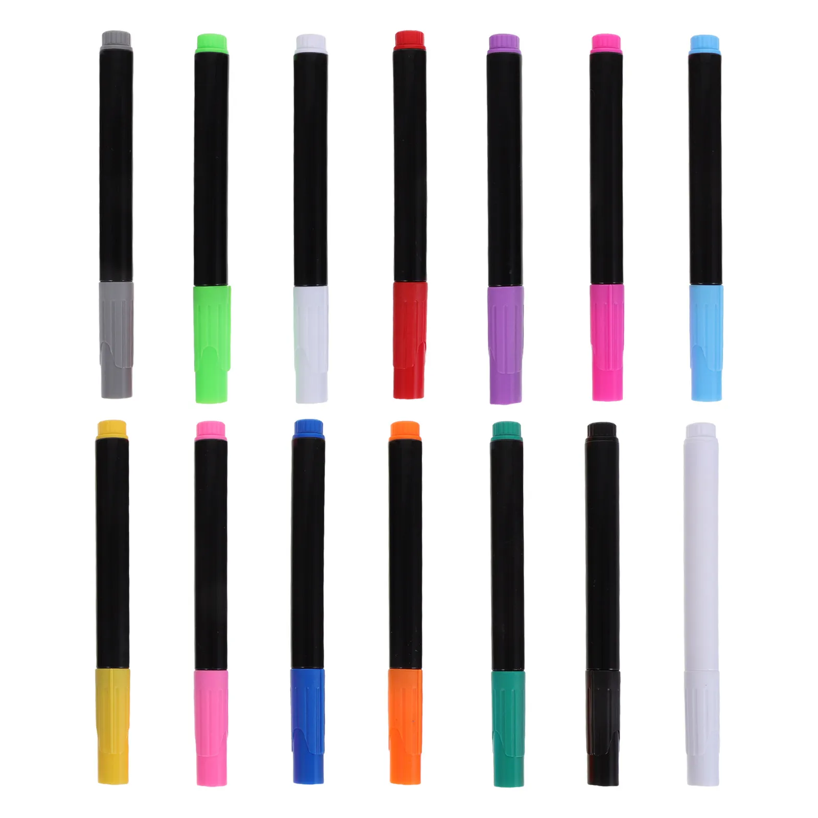 

14Pcs LED Board Markers Fluorescent Liquid Chalk Pens Quick Dry Erasable Whiteboard Pens for Blackboard Glass Window Drawing
