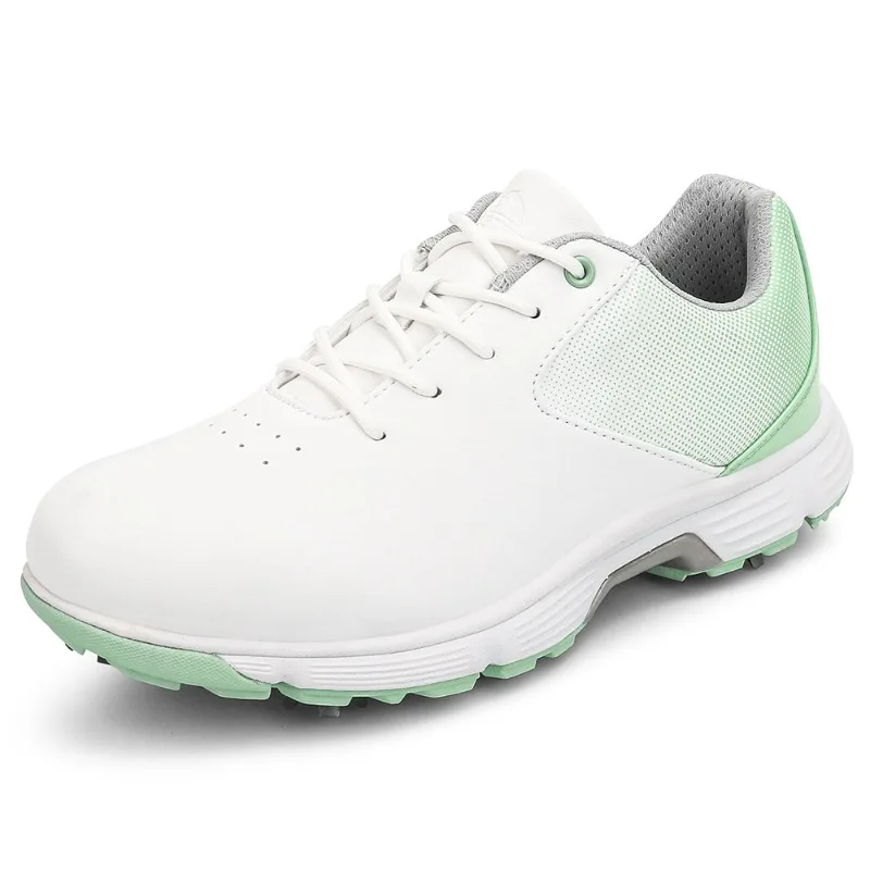 Klassieke merk golfschoenen voor dames Outdoor Court Fitness Schoenen Dames Activiteit Nagelgolftraining Grote meisjes Ronde neus Sportschoen