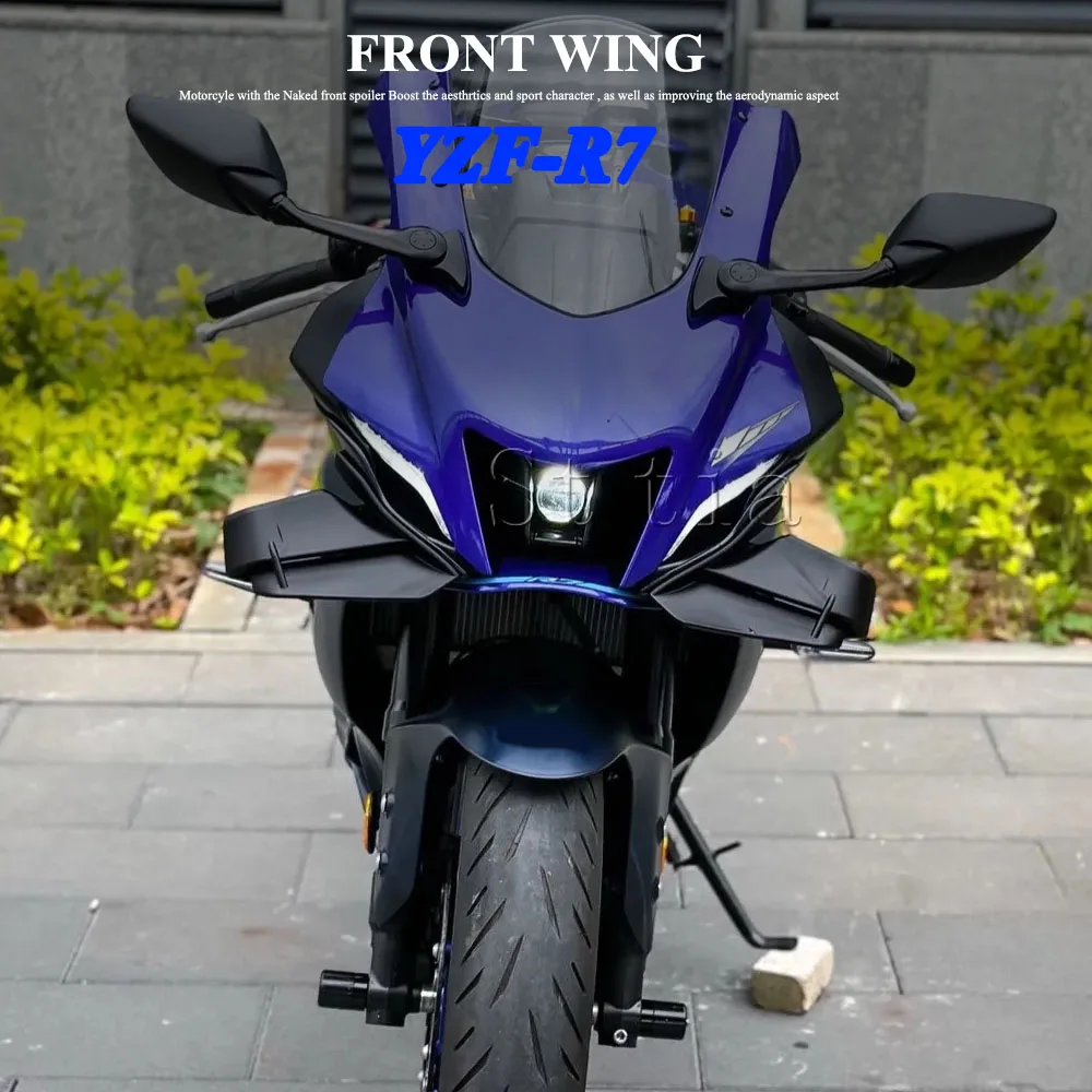 Motorcycle Fixed Wing Cover For Yamaha YZF-R7 YZFR7 2022 2023 Aerodynamic Frame YZF R7 2024 2025 GP Wing Windshield Aileron