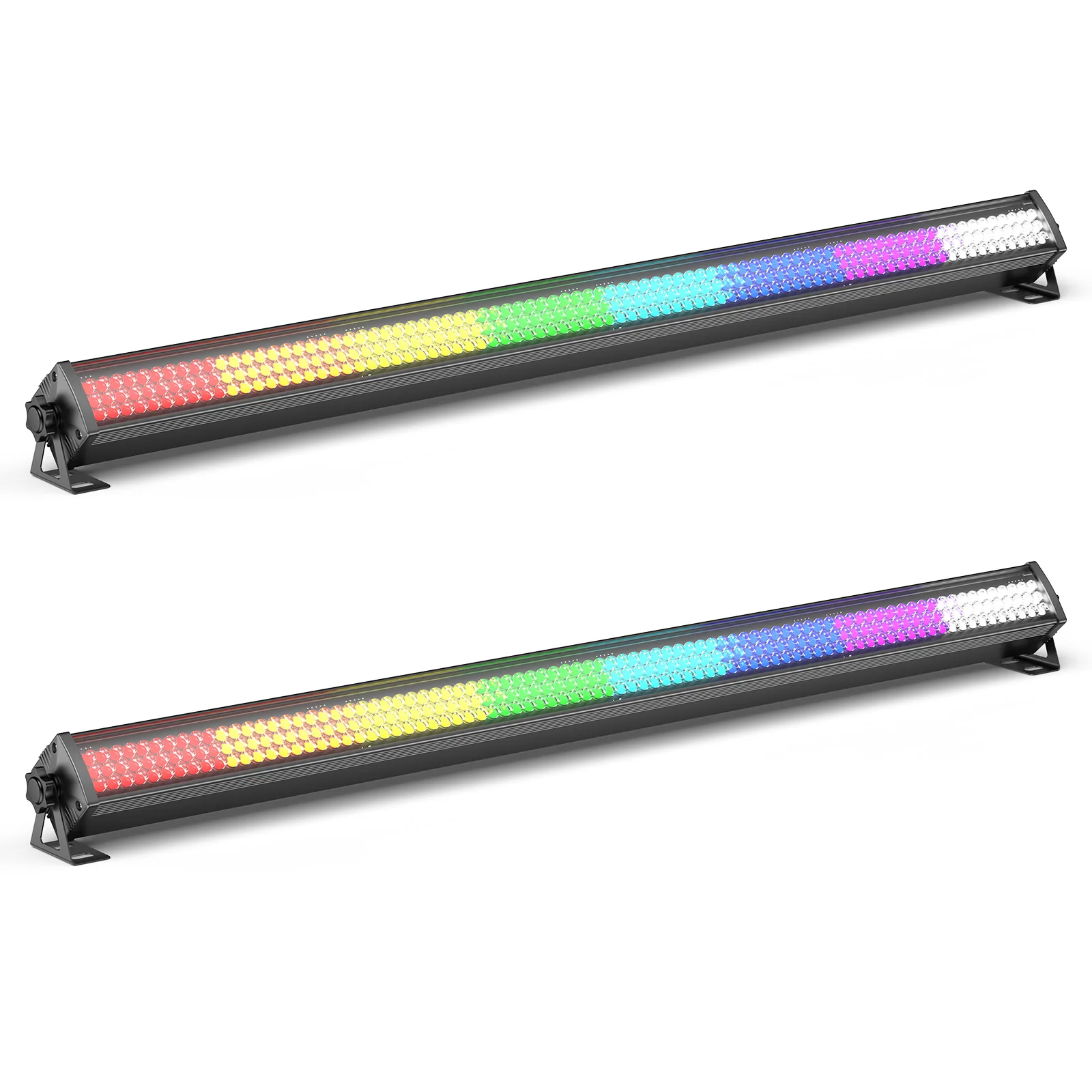 U'King 2 قطعة 252 LED RGB جدار غسل ضوء DMX512 بار ضوء المرحلة داخلي ملون غسالة الجدار تأثير الضوء ل DJ حفلة موسيقية الزفاف #1