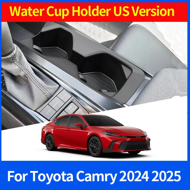 

for Toyota Camry 2024 2025 Water Cup Holder US Version Central Control Drinks Holder Water Cup Tray Car Interior Accessories